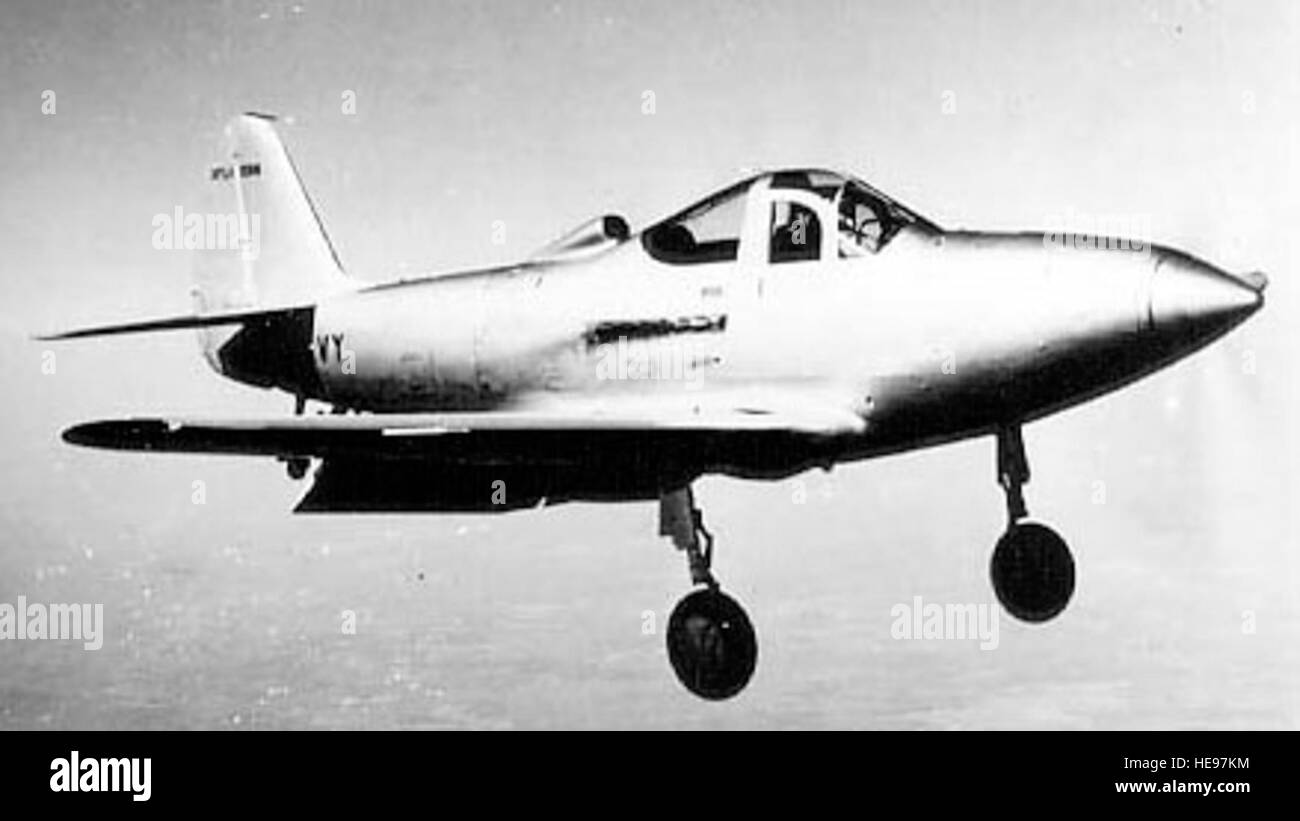 Bell XFL-1 Airabonita, Navy version. (U.S. Air Force photo) Stock Photo