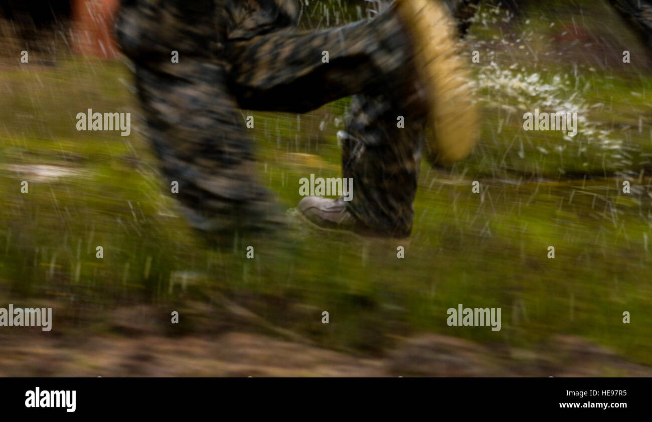 U.S. Army Capt. Dave Mathews (left) and 1st Lt. Colton Barber (right ...