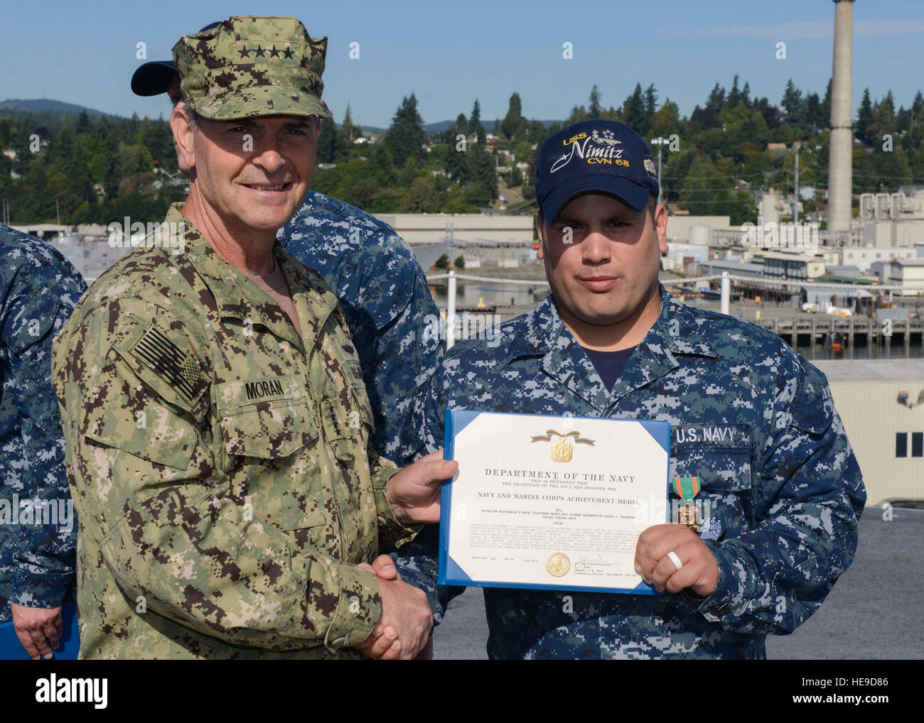 NAVAL BASE KITSAP-BREMERTON, Wash. (July 25, 2016) – Aviation Boatswain ...