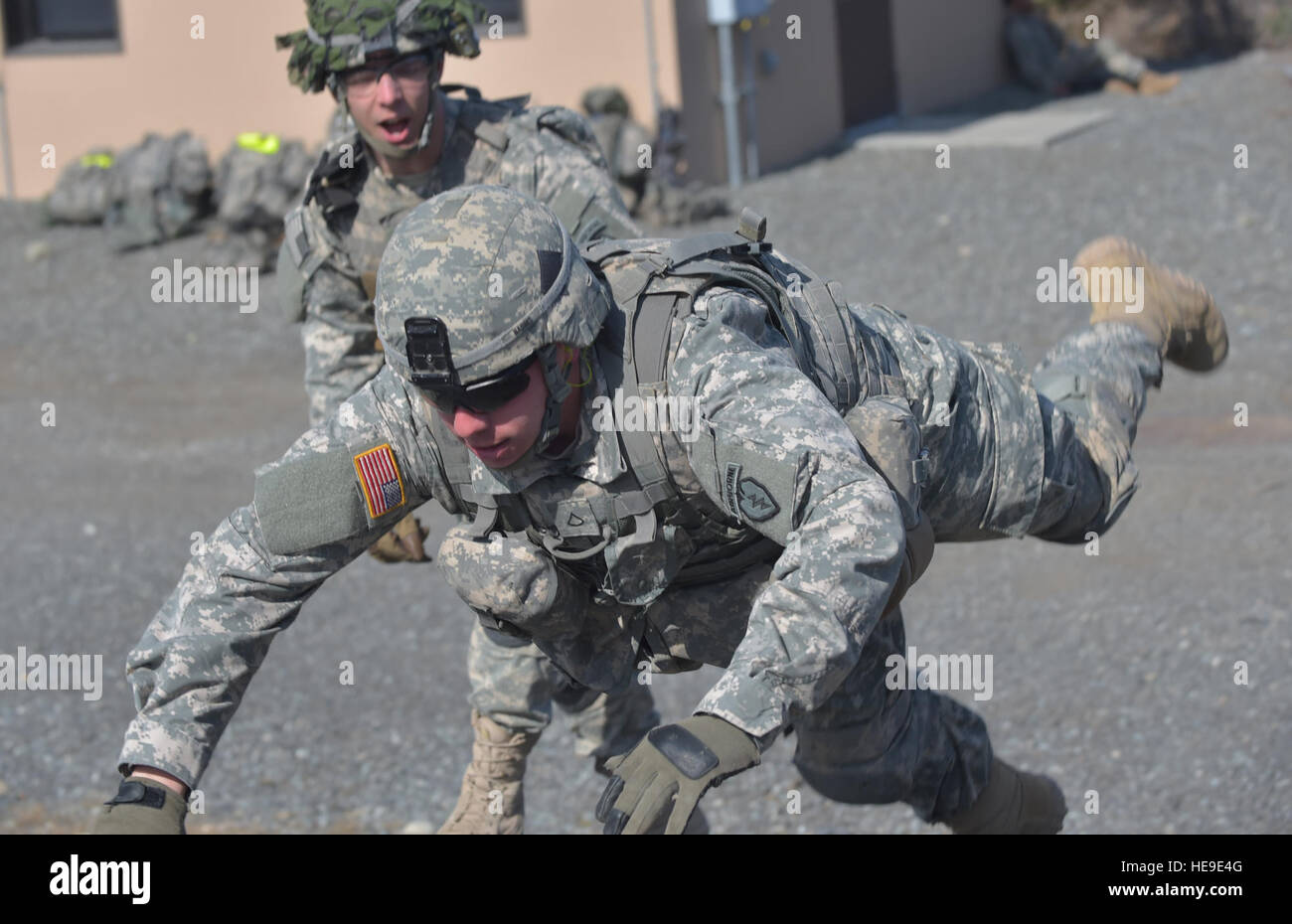 Army Pfc. Tyler Harris, a native of Douglas, Ala., assigned to Comanche