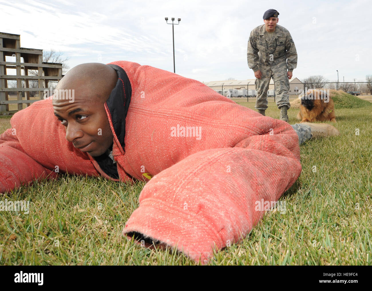 Air Force Security Forces personnel conduct controlled aggression ...