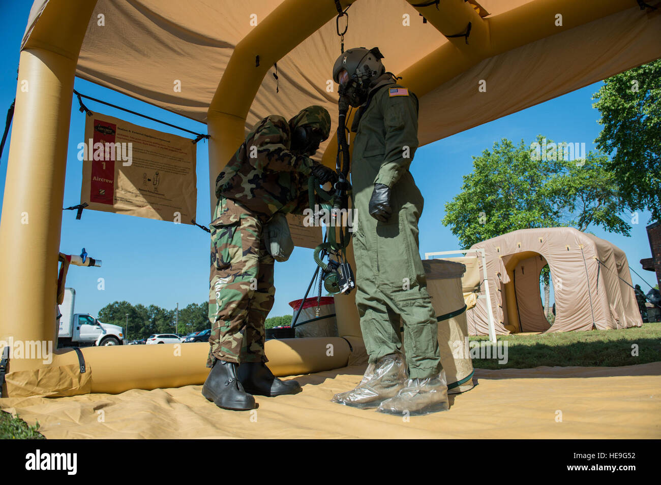 Aircrew flight equipment and C-17 loadmasters at Joint Base Charleston ...