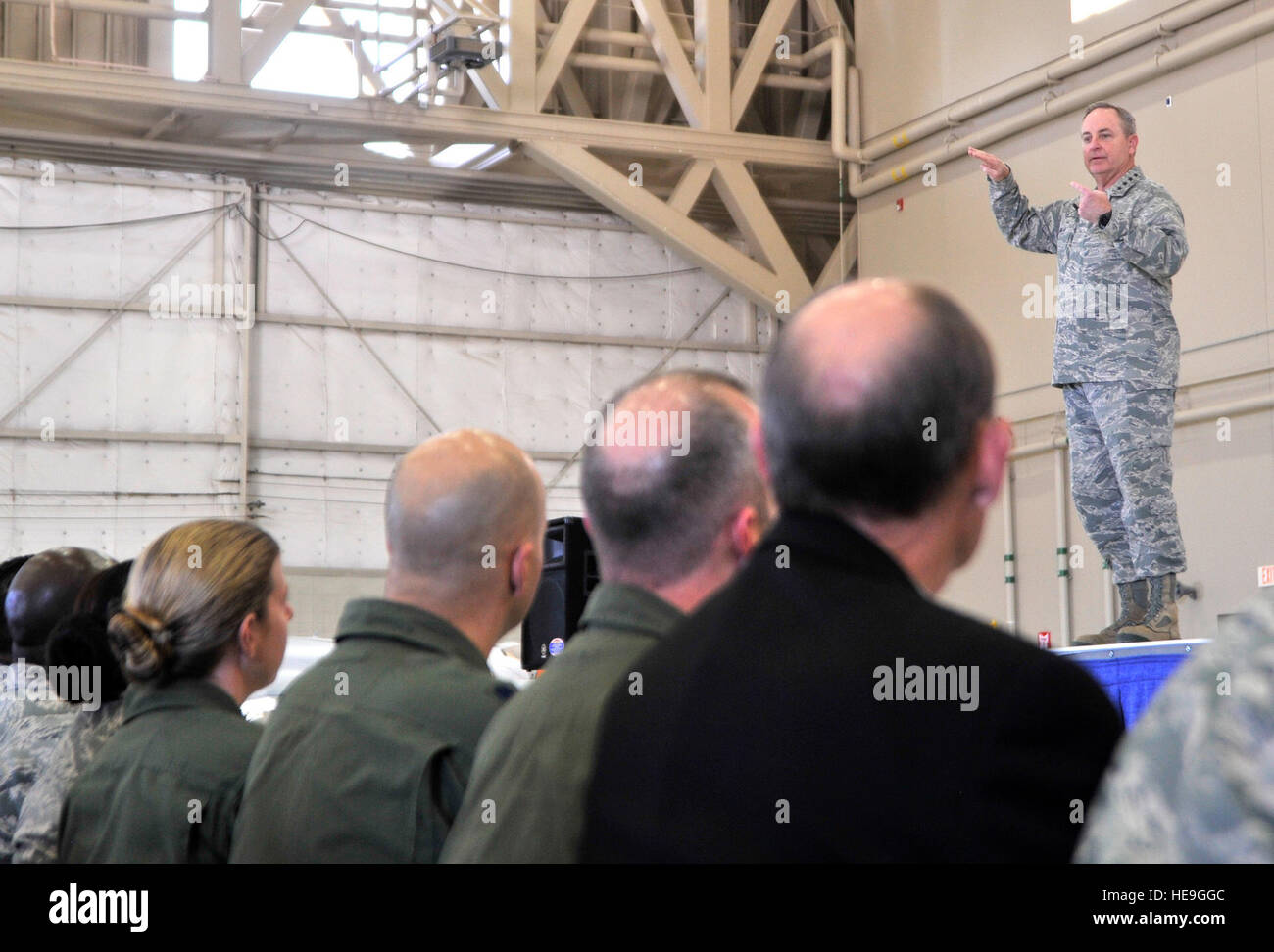 The Chief of Staff of the Air Force visits Creech Air Force Base in ...