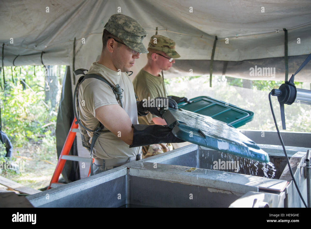 U.S. Army Spc. Peter Canales, 245th Maintenance Company, Cadet Mo