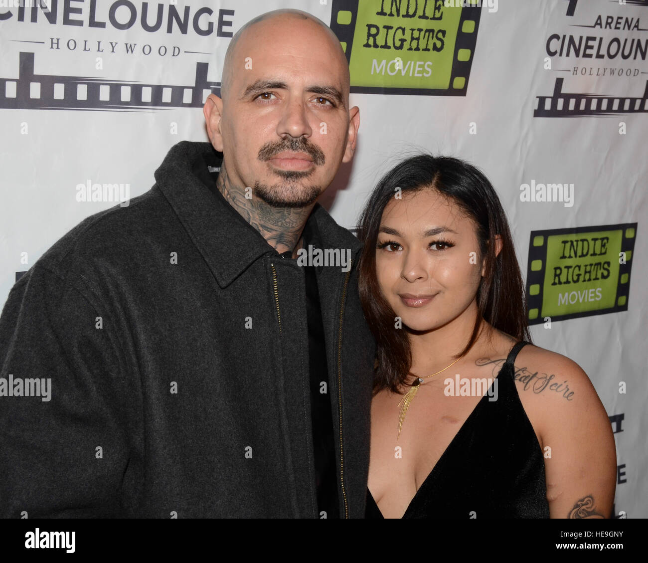 Michael Flores arrives at the Los Angeles Screening of "The Boatman" at