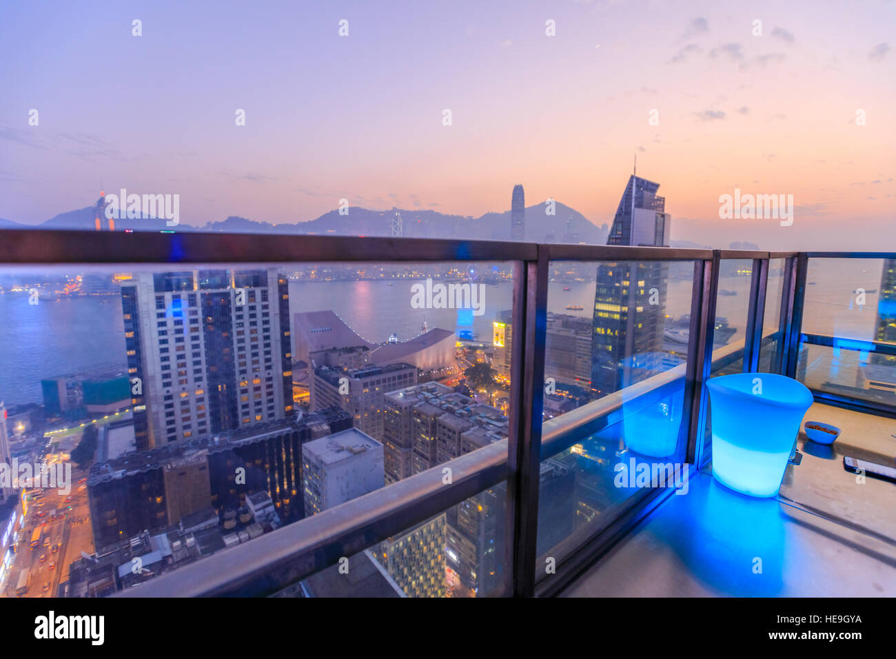 Hong Kong Skyline Stock Photo