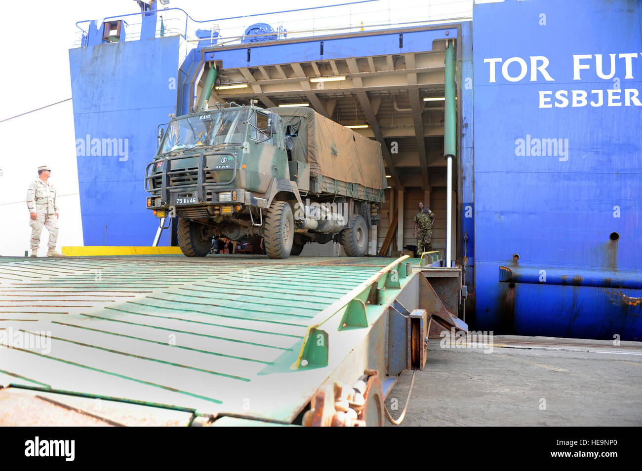 Offloaded Cargo offloaded from ship hi-res stock photography and images - Alamy