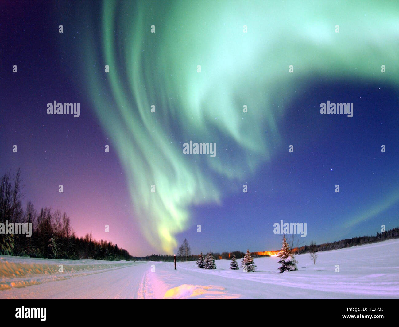 EIELSON AIR FORCE BASE, Alaska The Aurora Borealis, or Northern