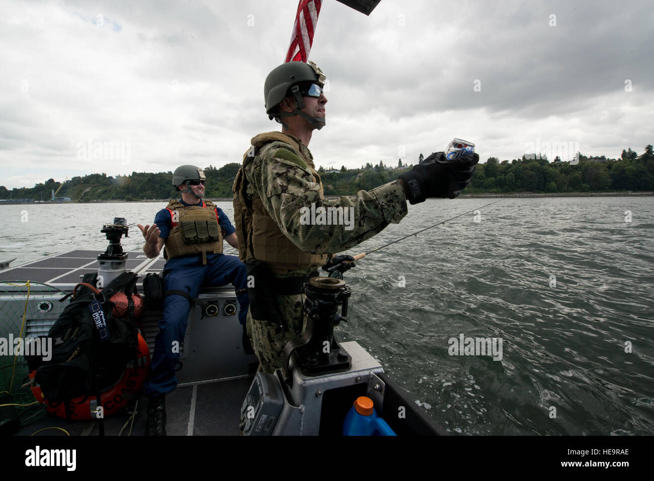 Petty Officer 1st Class Brandon Hardesty and Petty Officer 3rd Class