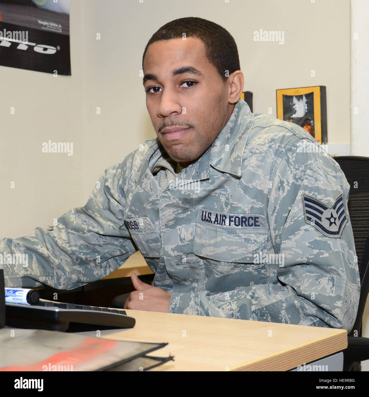 U.S. Air Force Staff Sgt. Jayme Ross, 100th Logistics Readiness