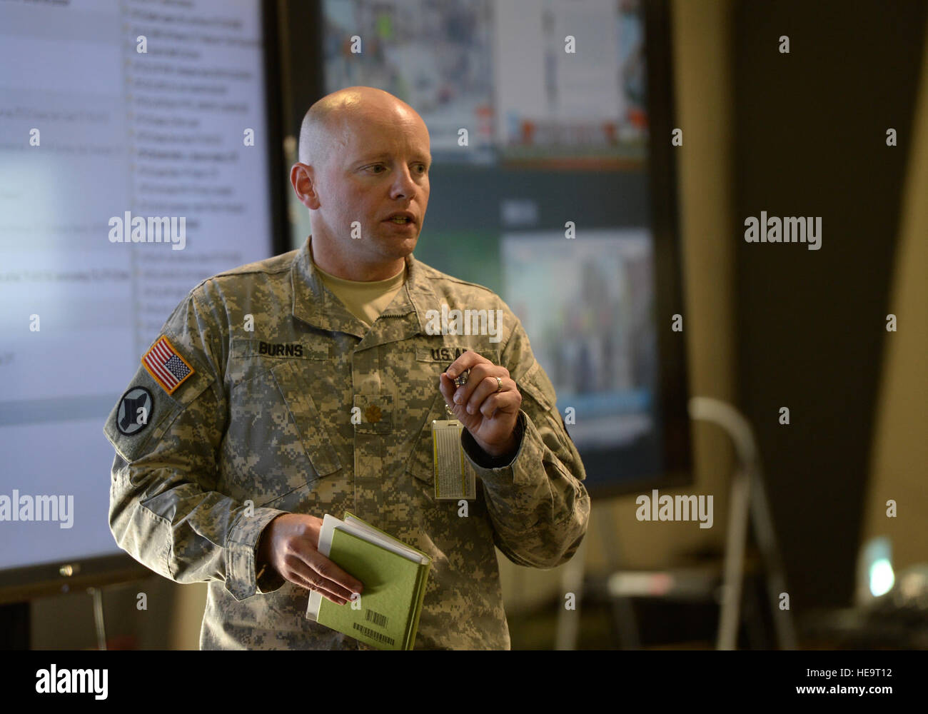 Joint Task Force Civil Support personnel conduct a command post ...
