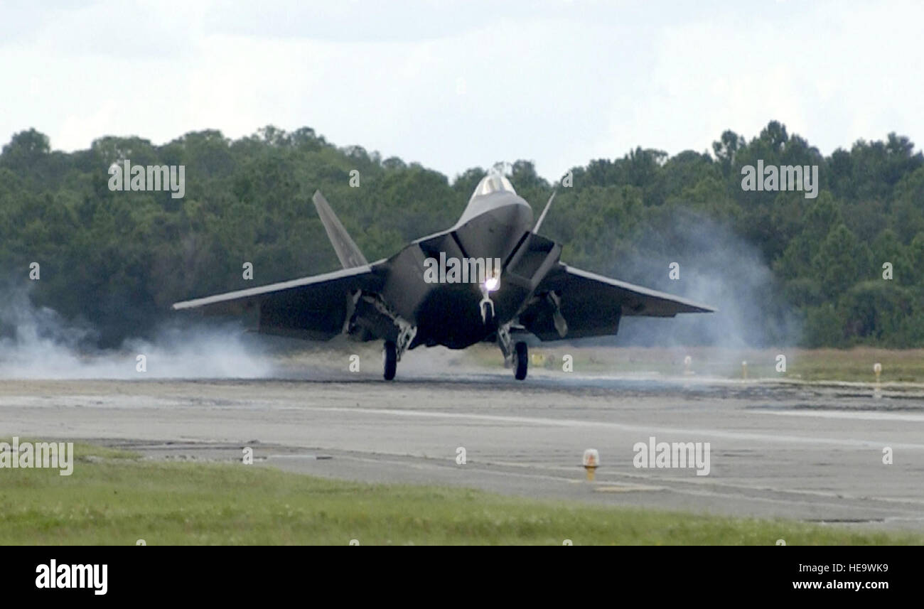 The 325th Fighter Wing at Tyndall Air Force Base, Florida, receives its ...
