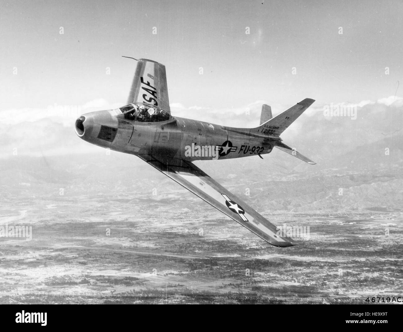 Sabre Execution The North American F-86F Sabre, a 1953 jet fighter, was capable of ...