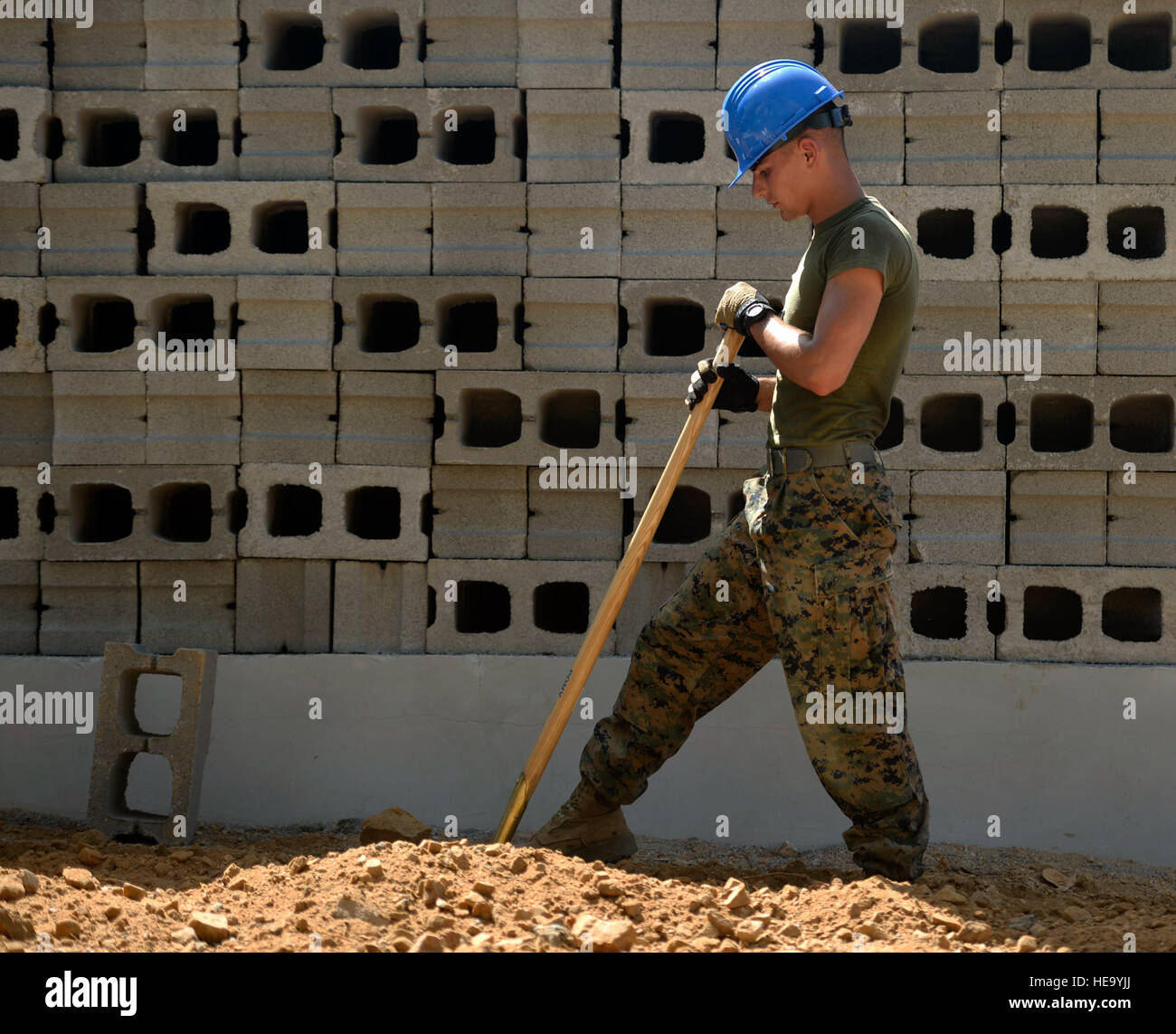 U.S. Marine Corporal Benjamin Moonen, a combat engineer with a 271st ...
