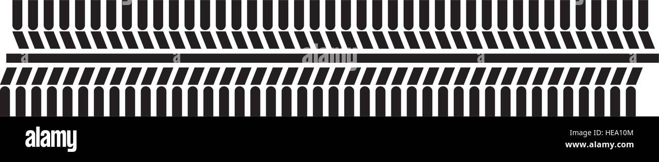 tire tracks mark isolated icon vector illustration design Stock Vector ...