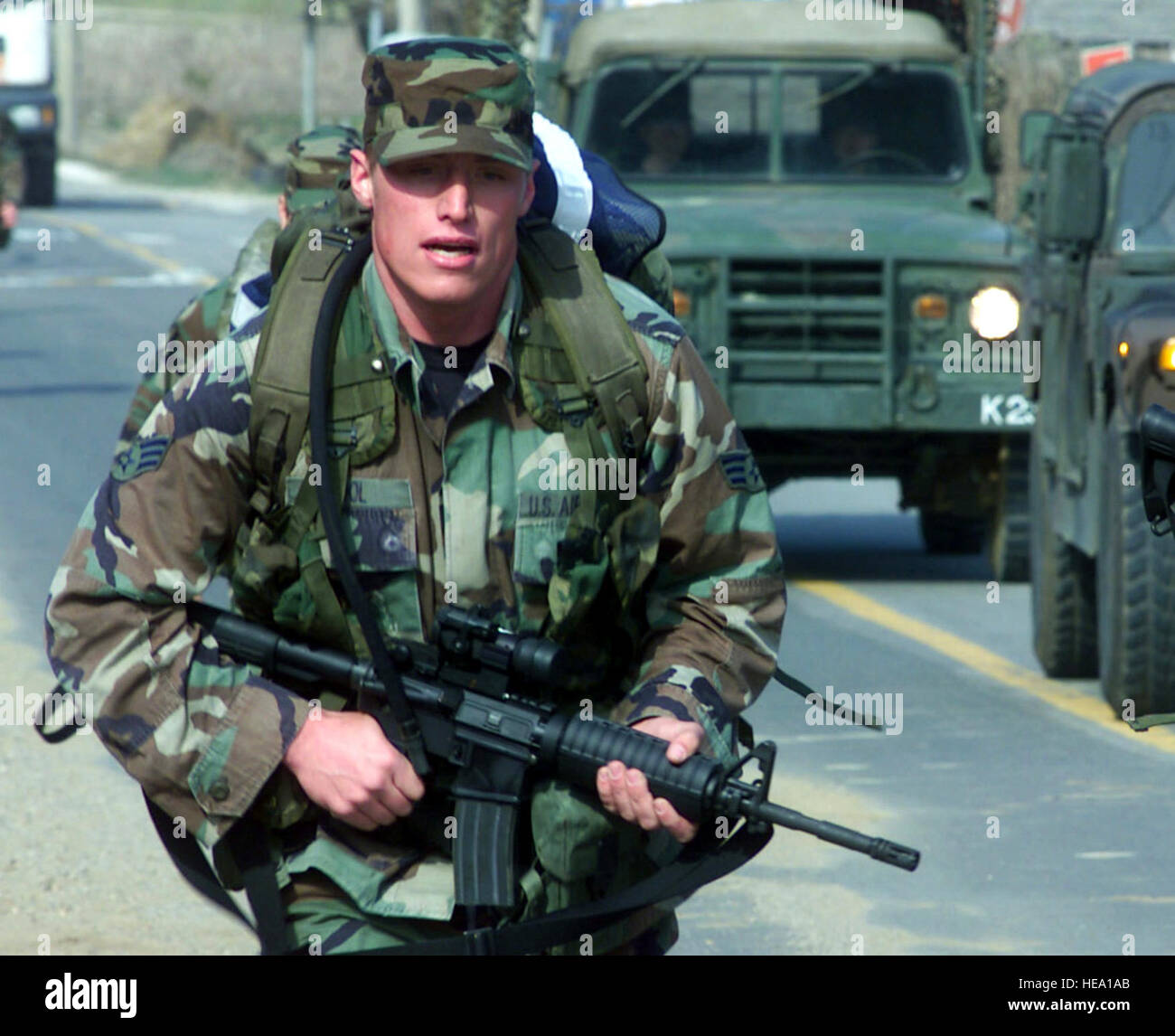 TWIN BRIDGES TRAINING AREA, South Korea -- Senior Airman Ben Pool ...