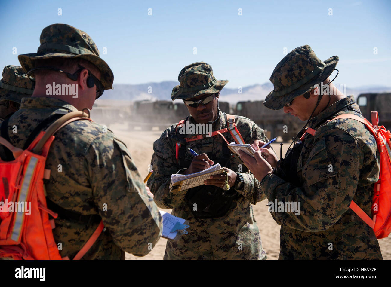 U.S. Marines Tactical Training Exercise Control Group (TTECG) reviews