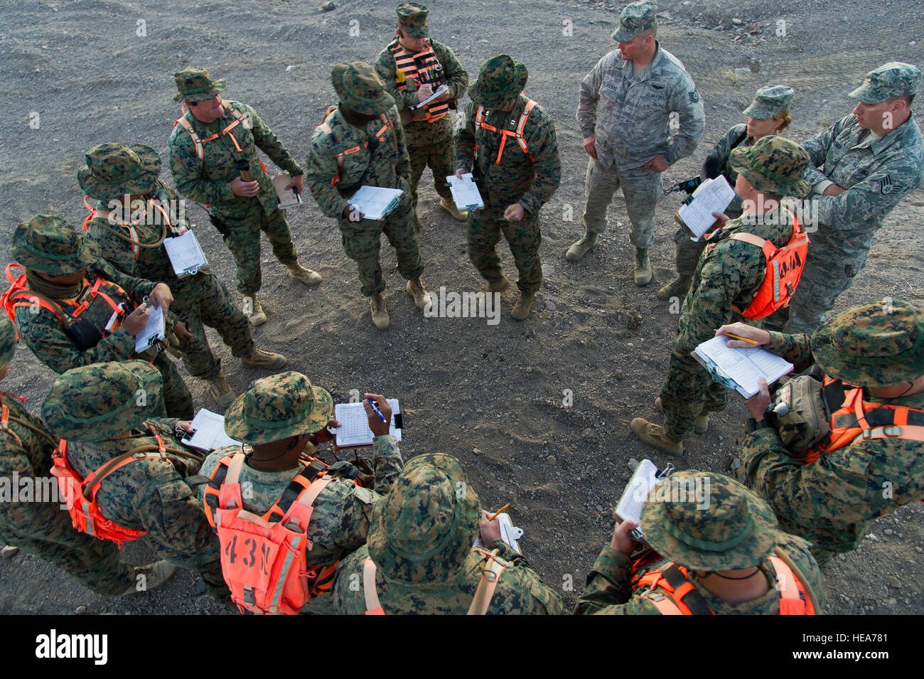 U.S. Marines assigned to Tactical Training Exercise Control Group