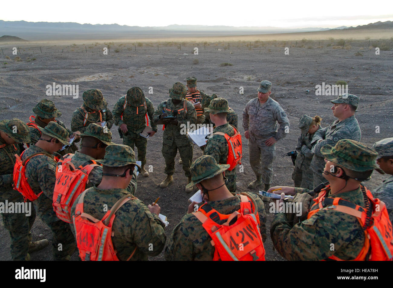 U.S. Marines assigned to Tactical Training Exercise Control Group