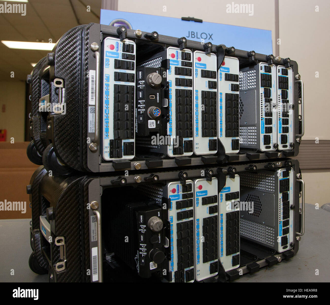 Members of the Joint Communications Support Element, embarked on the Joint HighSpeed Vessel