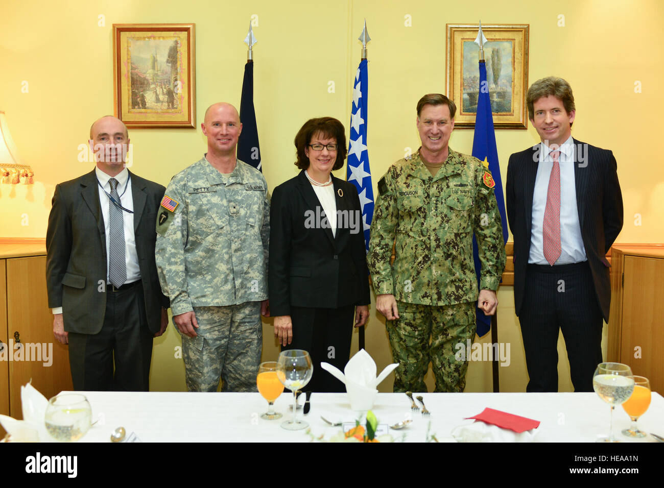 Military and diplomatic leaders visit NATO Headquarters in Sarajevo ...