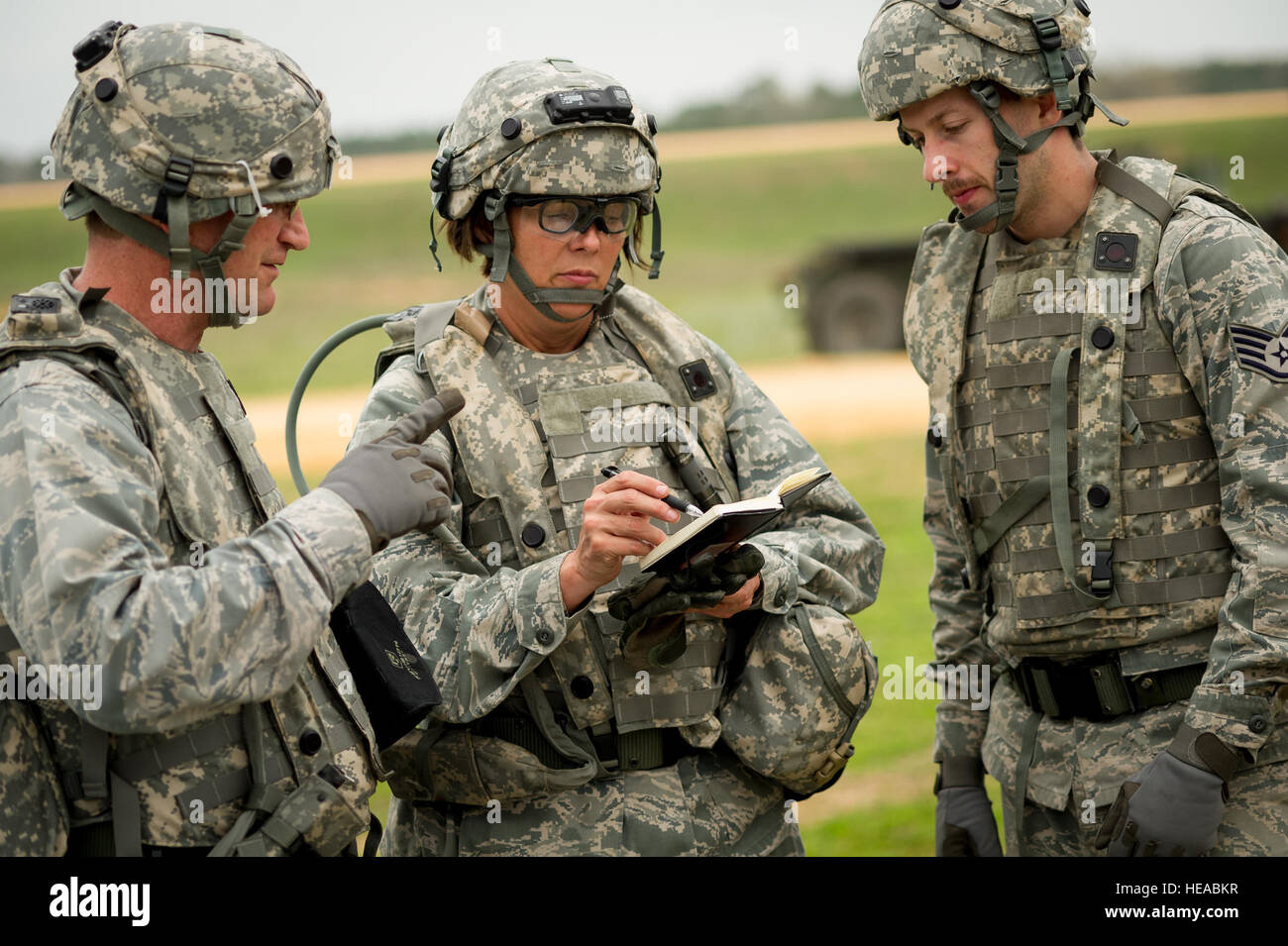 From left, U.S. Air Force Jeffery Kincannon, health services ...