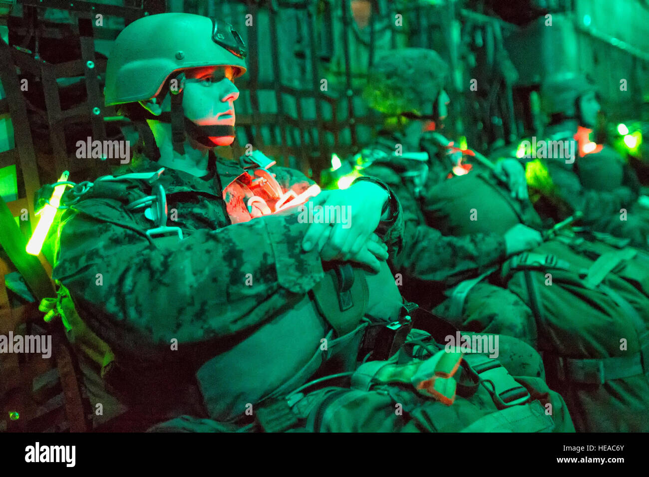 Marines with the 3rd Reconnaissance Battalion, 3rd Marine Division, III Marine Expeditionary