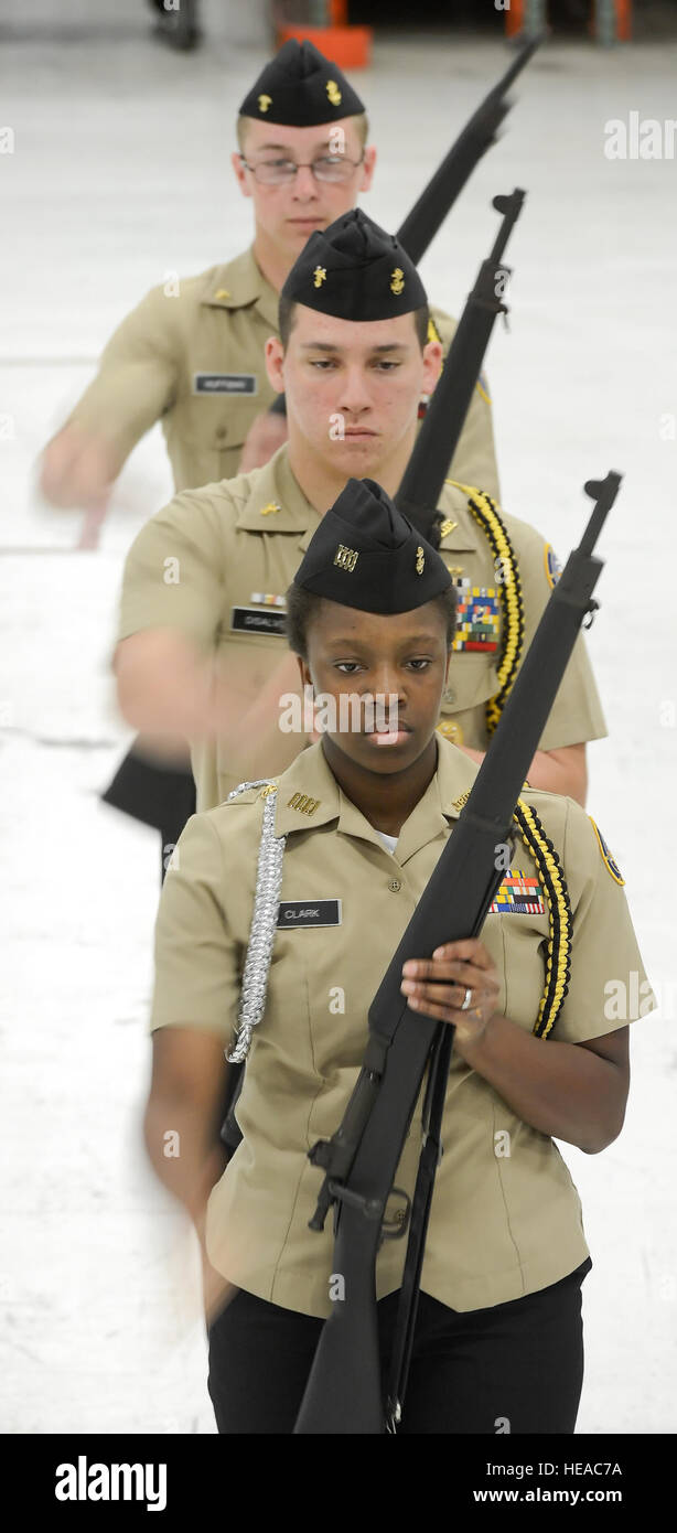Navy Junior Reserve Officer Training Corps Cadets from Seaford High