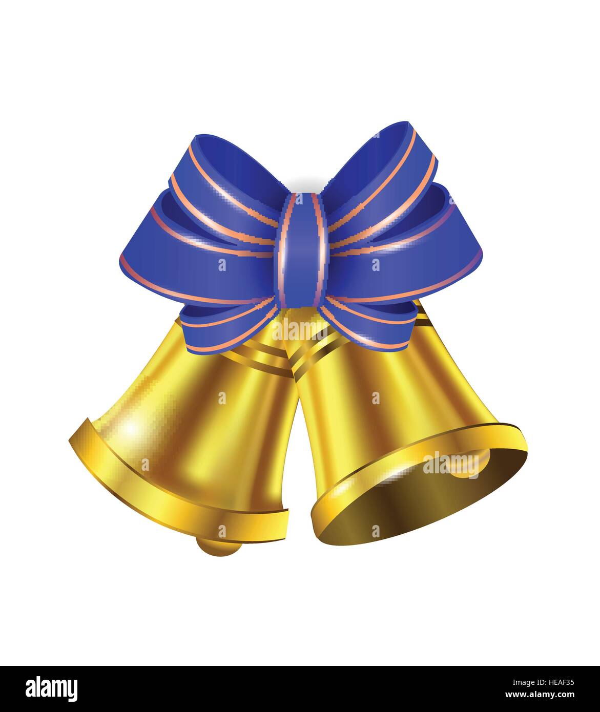 Vector Gold Christmas bells Stock Vector Image & Art - Alamy
