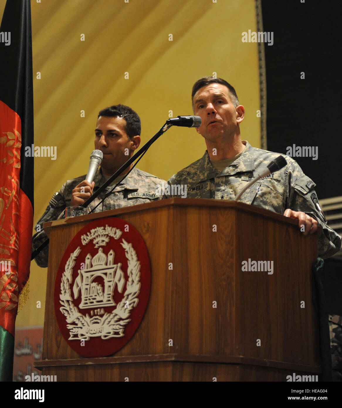 Lt. Gen. William B. Caldwell IV, Right, Commander, NATO Training ...