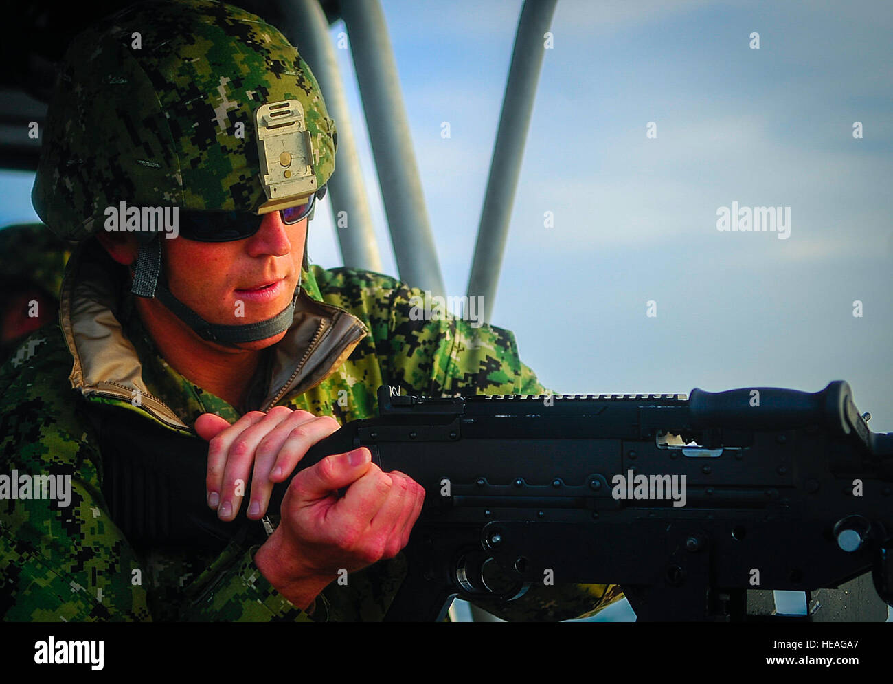 Petty Officer 3rd Class Kane Capone, a boatswain's mate stationed at