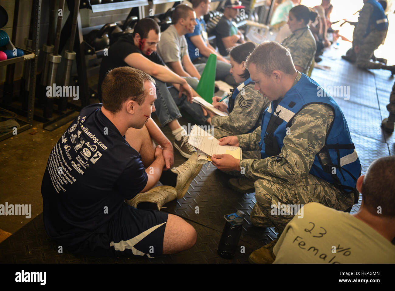 Medics With The 27th Special Operations Medical Group And Volunteers ...