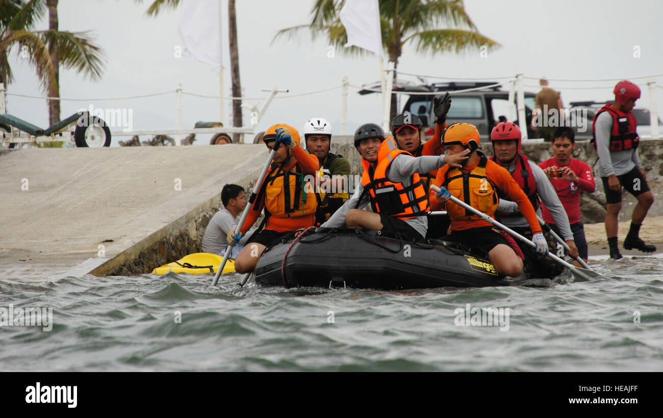 Philippine Rescuer Model On April 13, 2013, Subic Bay, Philippines hosted a water rescue ...