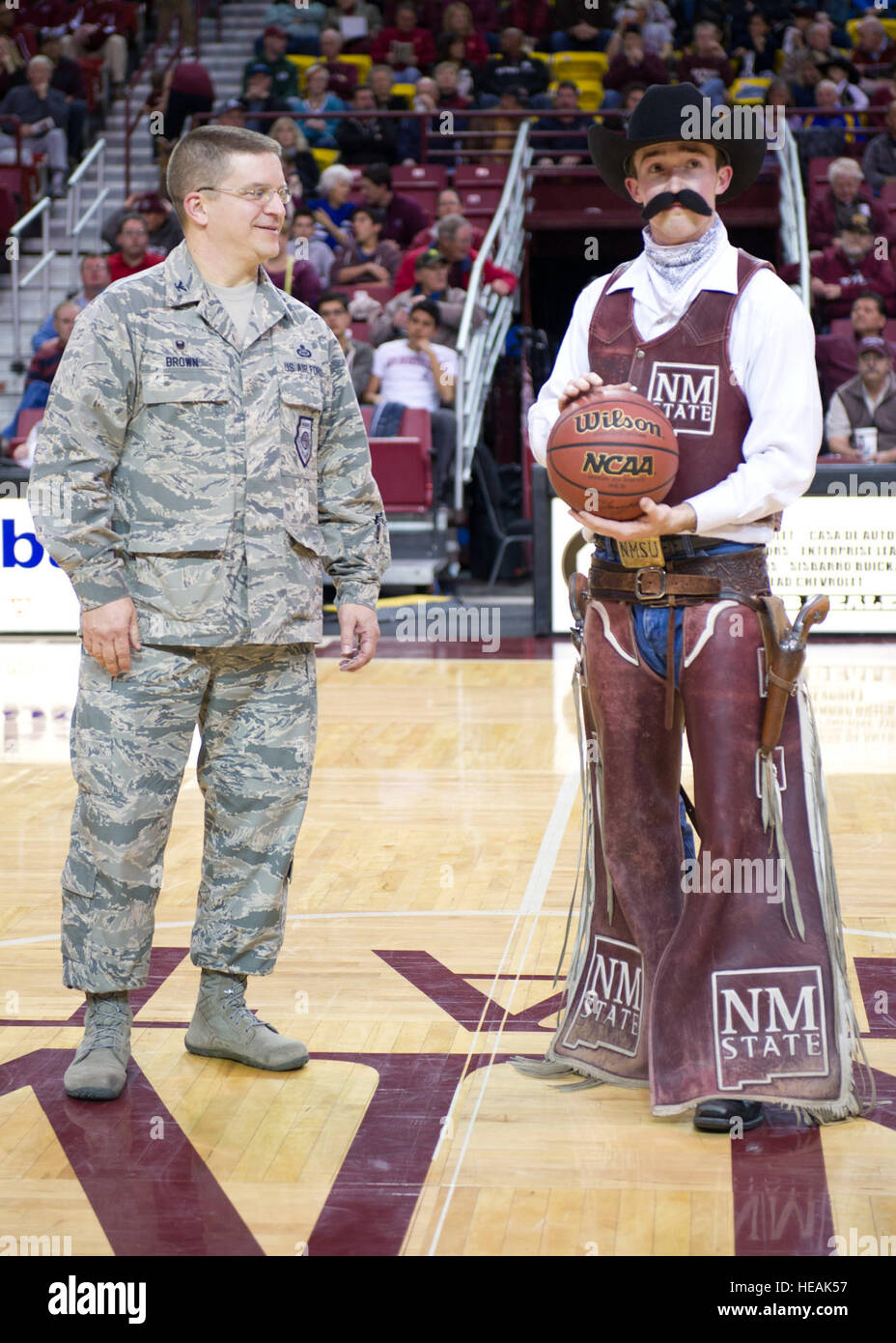 Col. Robert G. Brown made a special guest appearance for Military ...