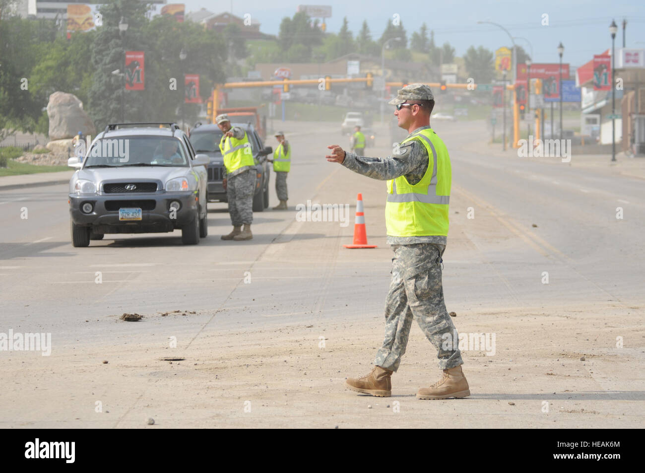 Sgt. Aaron Pallansch, of the 132nd Quartermaster, Detachment 1