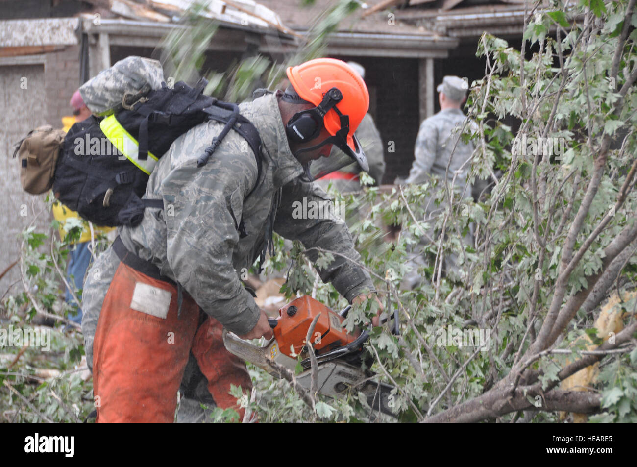 National guard tornado recovery hi-res stock photography and images - Alamy