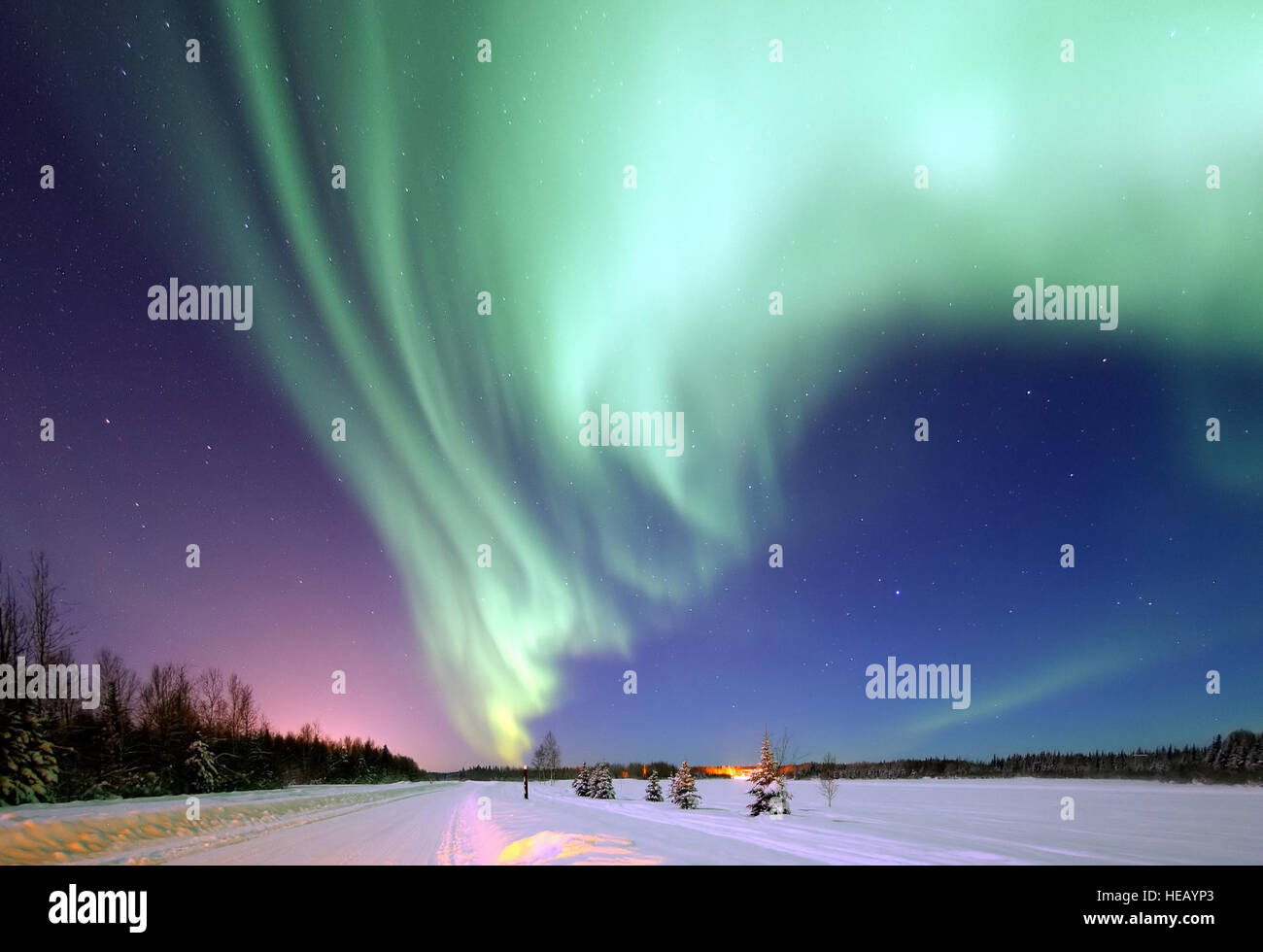 EIELSON AIR FORCE BASE, Alaska The Aurora Borealis, or Northern