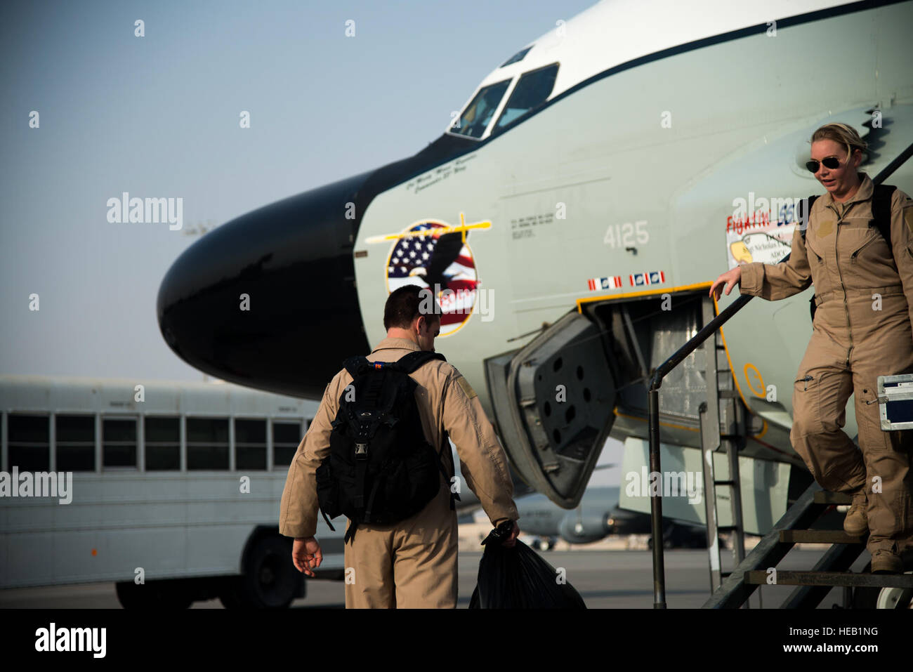 Rivet joint surveillance aircraft hires stock photography and images