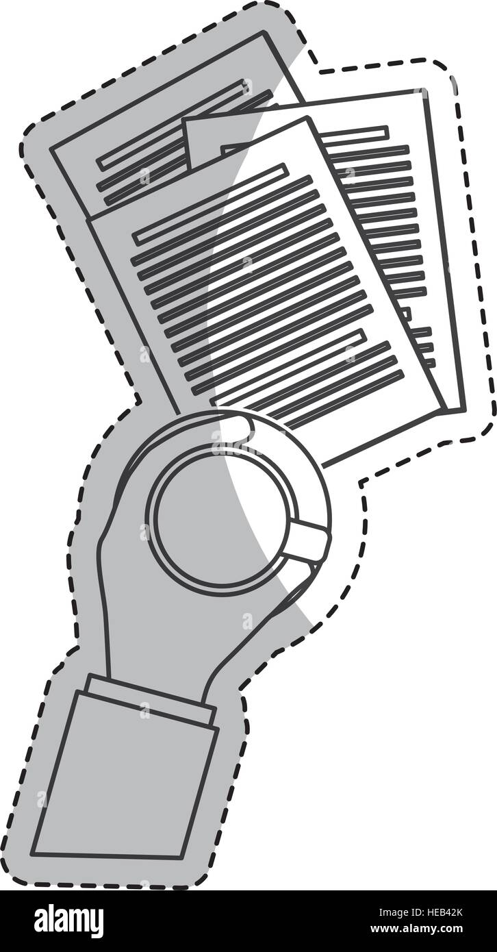Hand over file Stock Vector Images - Alamy