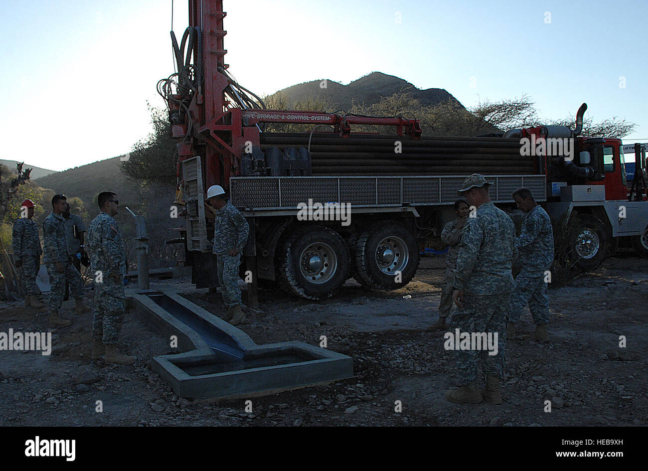 The 1133rd Engineering Detachment Well Drilling Team North Carolina