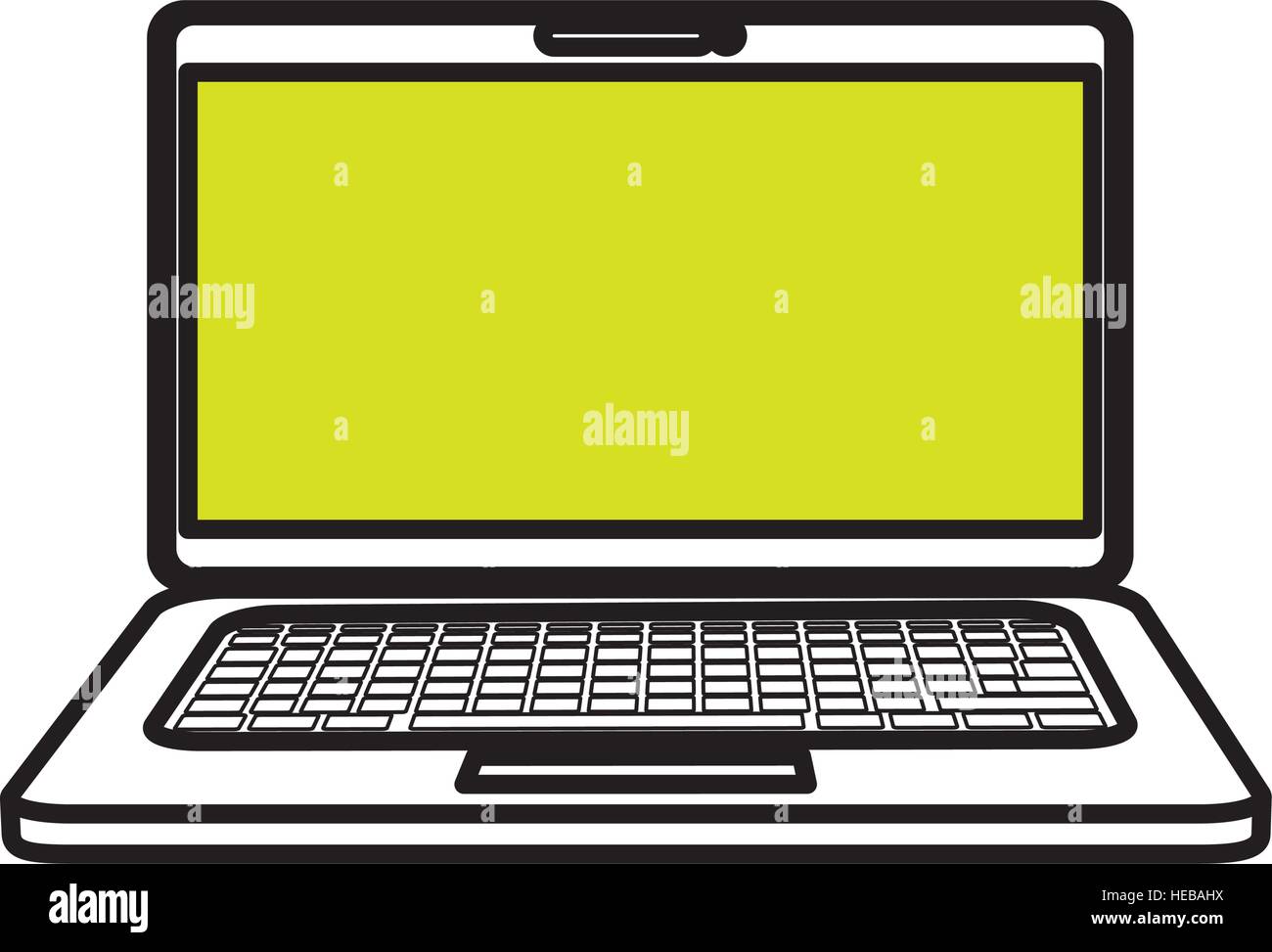 Laptop computer technology Stock Vector Image & Art Alamy