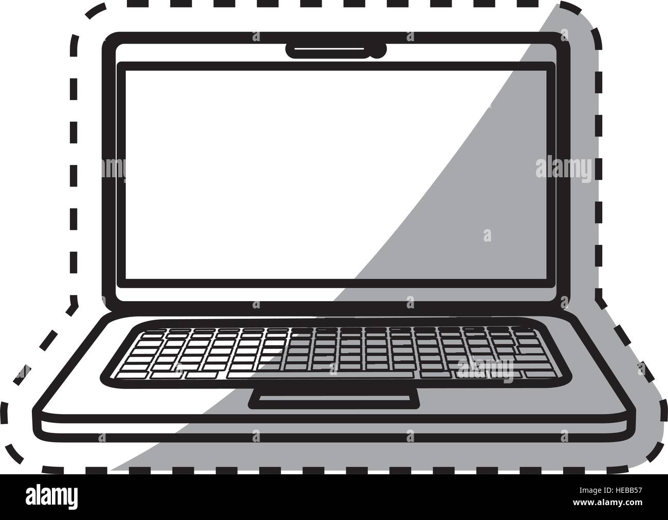 Laptop computer technology Stock Vector Image & Art Alamy
