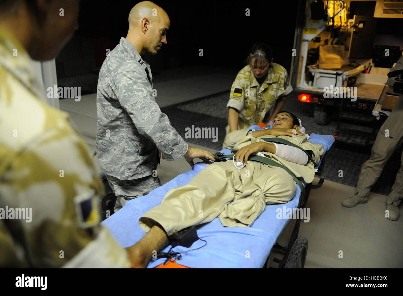 U.s. Air Force Capt. Jac Solghan, Aeromedical Evacuation Liaison Team 