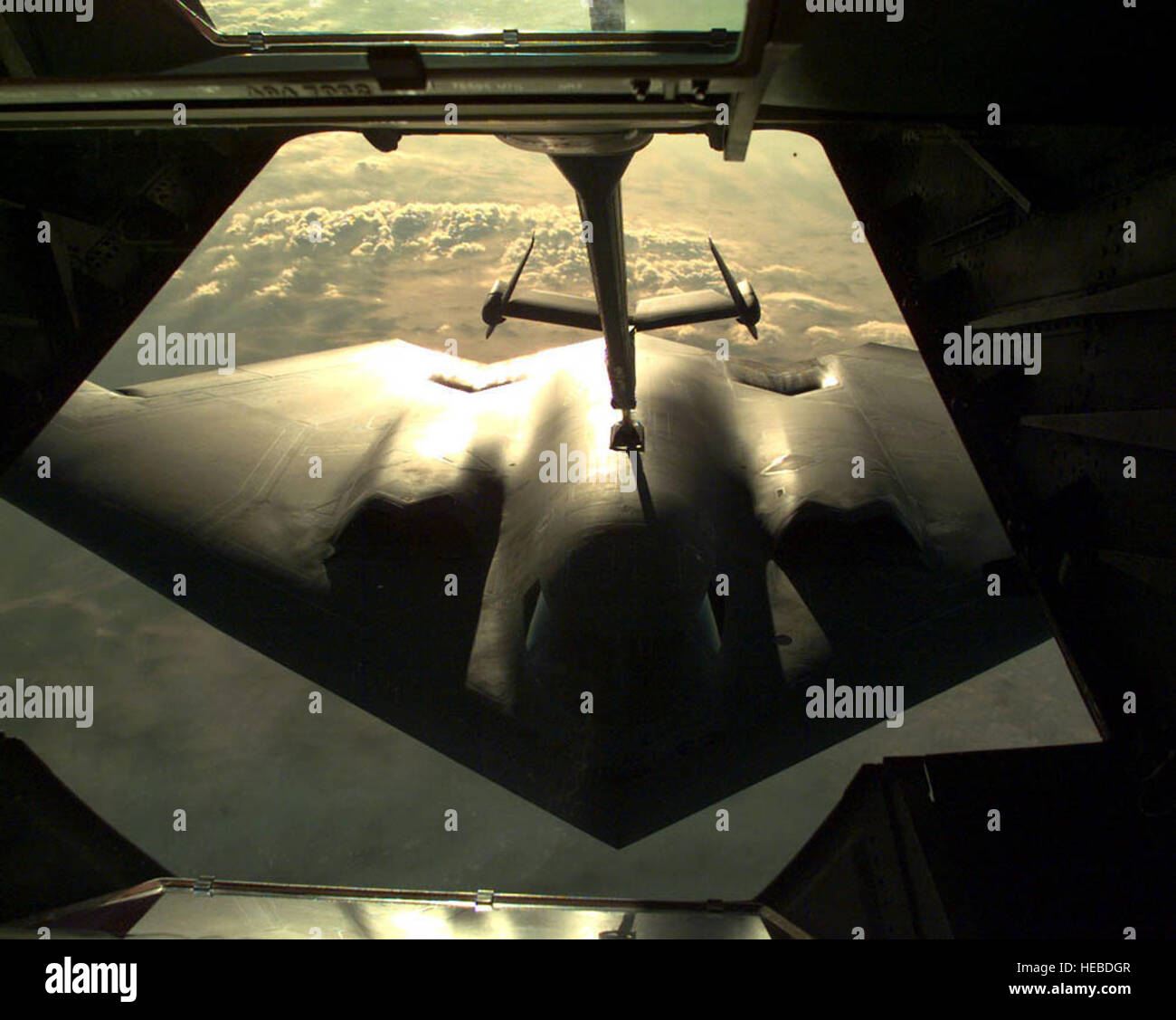 The United States Air Force's newest airplane, The B2 Spirit, assigned