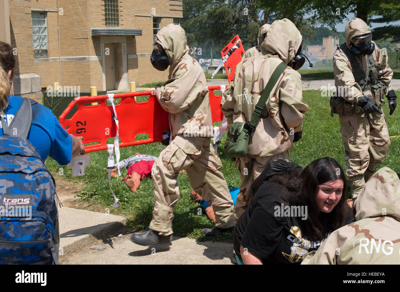 U.S. Soldiers assigned to Joint Task Force Civil Support conduct ...