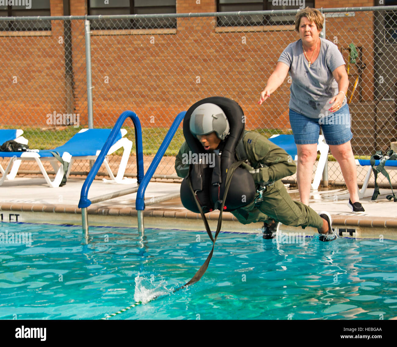 Pilot ejecting parachute hires stock photography and images Alamy