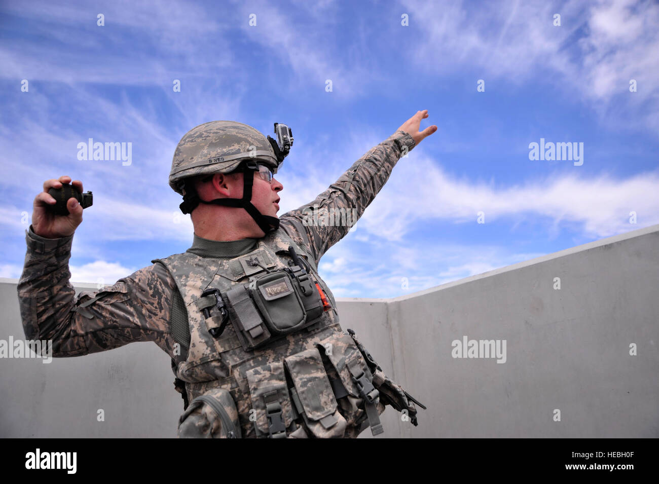 Air Force combat arms personnel from the 99th Ground Combat Training ...