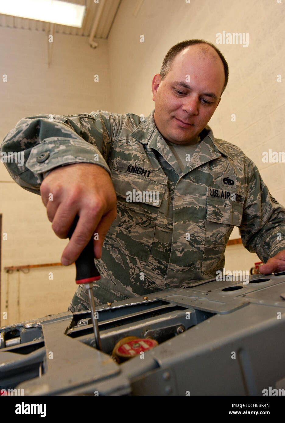 Tech. Sgt. Robert Knight, 28th Maintenance Squadron aircrew egress
