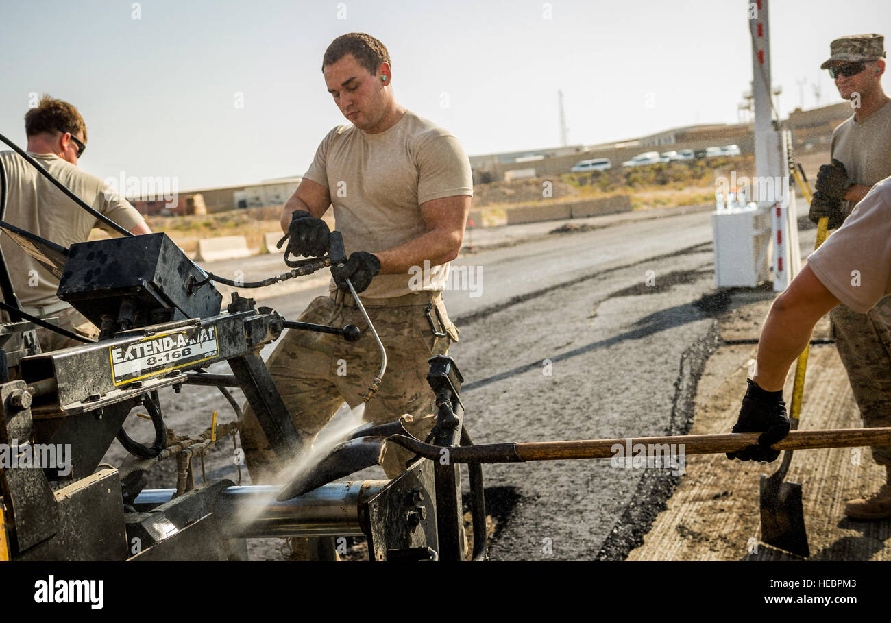 On August 13, 2014, Airmen of the 557th Expeditionary RED HORSE ...