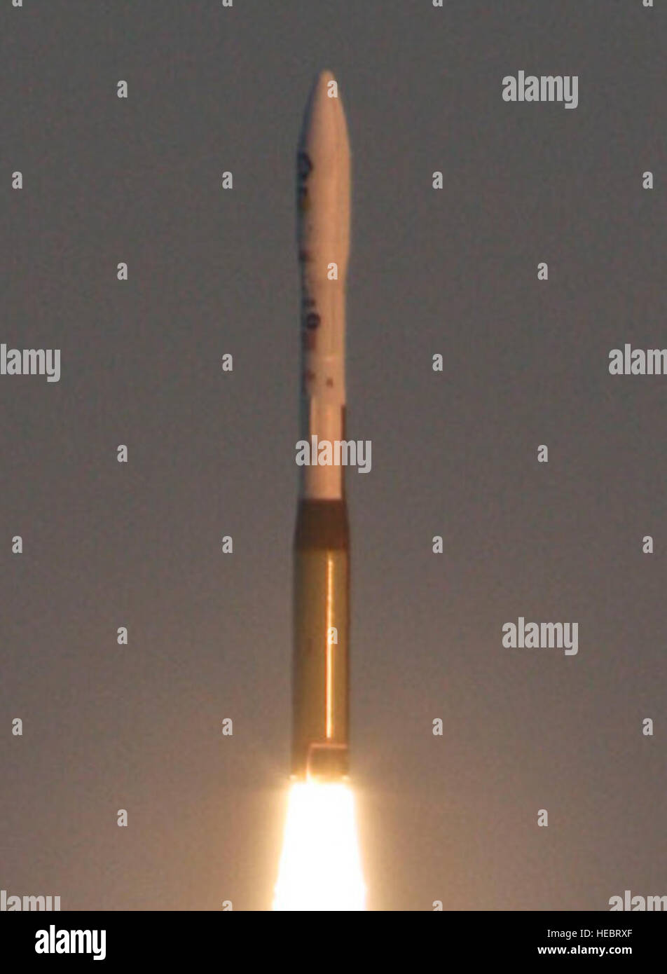 A Minotaur I was launch from the Mid-Atantic Regional Spaceport at the NASA Wallops Flight Facility, Wallops Island, VA Tuesday 19 May 2009.  The payload is a military TacSat-3 satellite.  Photo by Thom Baur-Orbitial Stock Photo